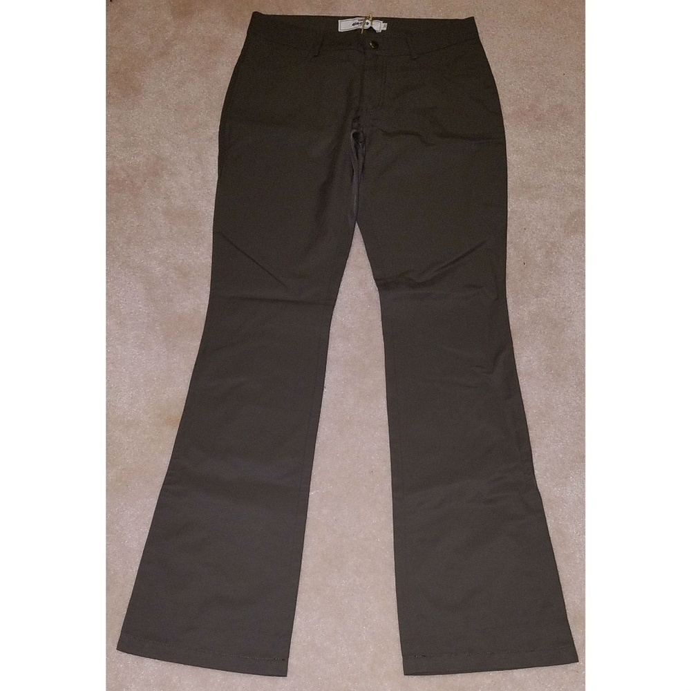 NWT Electre Paris Brown/Green Pants 27" Waist Nylon/Cotton Blend French